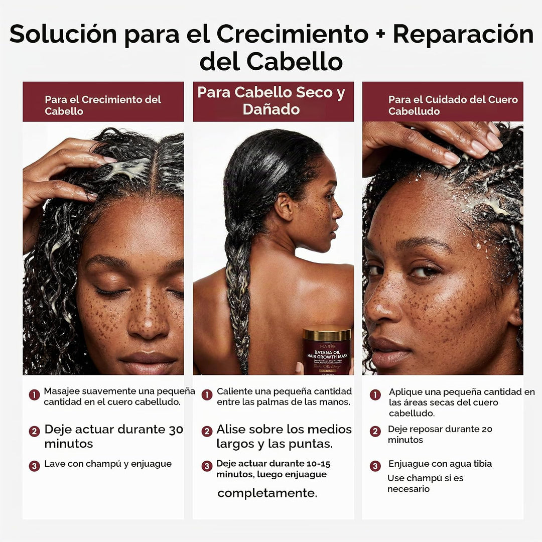 MAREE Mascarilla capilar de acondicionamiento profundo para el trat...
