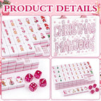 Kasyat American Mahjong - Juego de 160 azulejos con dados y bolsa con