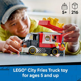 LEGO City Fries - Camión de comida para niños juguete de