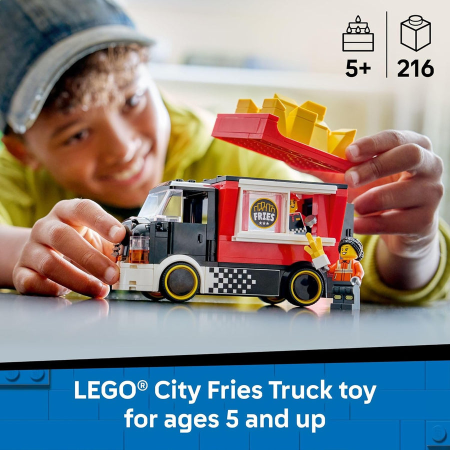 LEGO City Fries - Camión de comida para niños juguete de