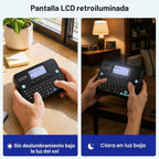 SUPVAN Máquina etiquetadora con teclado y Bluetooth E12 con 4 cintas