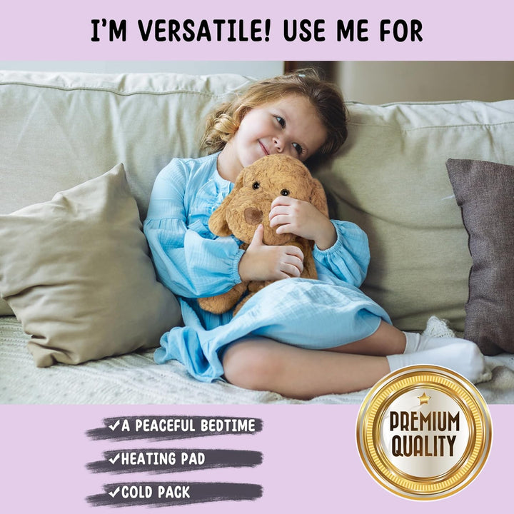 Goldendoodle - Animal de peluche para perro caniche para microondas...