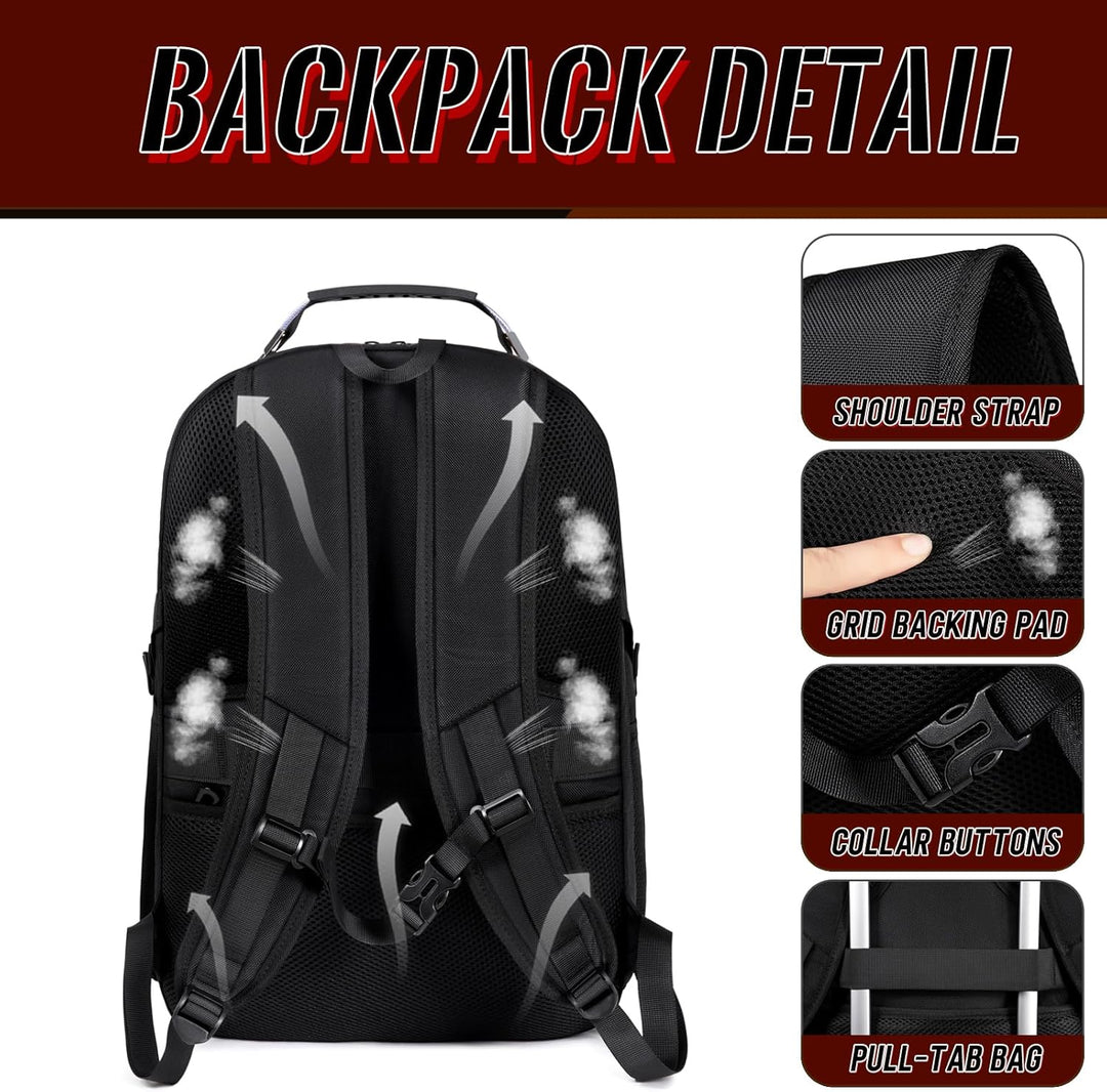 JARWAM Mochila extra grande para laptop con garantía de por vida, b...