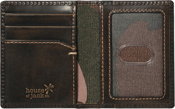 House of Jack Co. Cartera delgada para hombre, bolsillo frontal min...