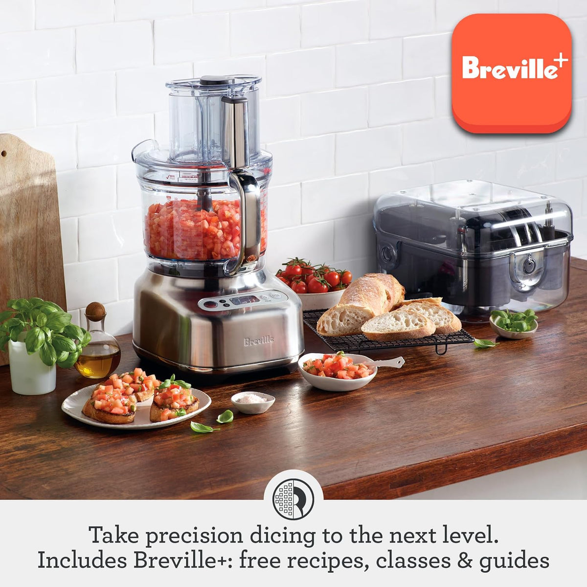 Breville BFP838 Paradice 16 Procesador y dicer, acero inoxidable cepillado