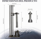 Starship - Modelo de cohete fundido a presión para set de regalo 1
