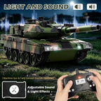 Set de tanque RC 1/22, juguete del ejército que dispara BBS con humo