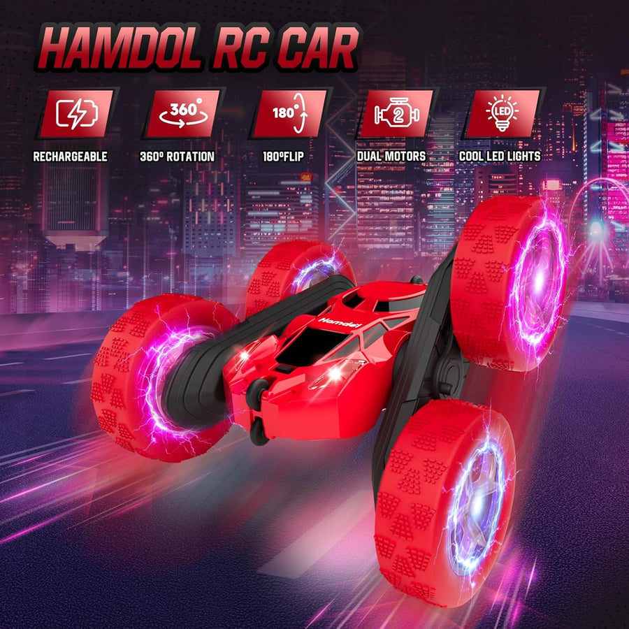 Hamdol Auto de control remoto para niños de 6 a 12 años, auto de ac...