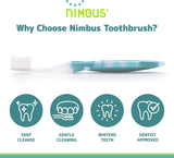 NIMBUS Cepillos de dientes extra suaves (cabeza compacta), cerdas c...