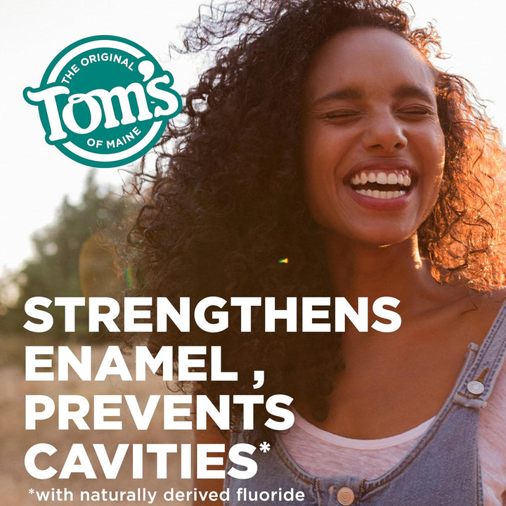 Tom's of Maine Whole Care Pasta de dientes natural con flúor, W...