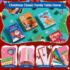 Zubebe 24 juegos de cartas de mazos a granel 6 en 1 clásico naipe, Navidad