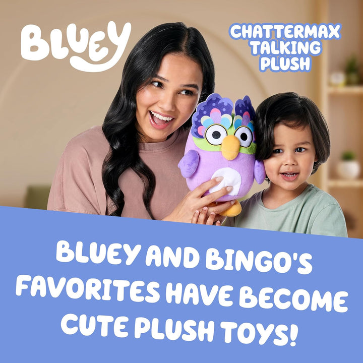 Bluey Chattermax Peluche Parlante con Efectos de Sonido, Juguetes S...