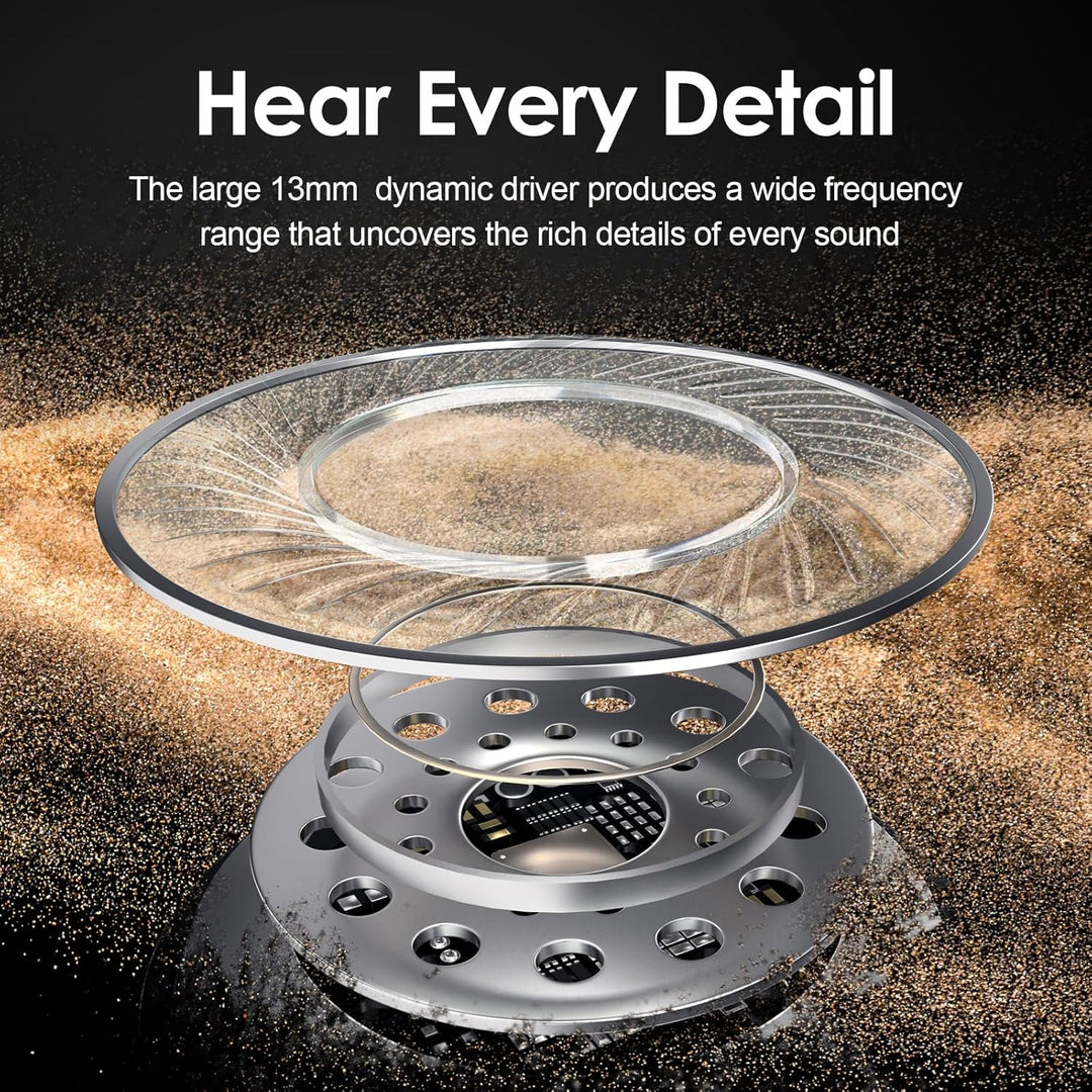 Auriculares Bluetooth, 150H de tiempo de reproducción, auriculares...