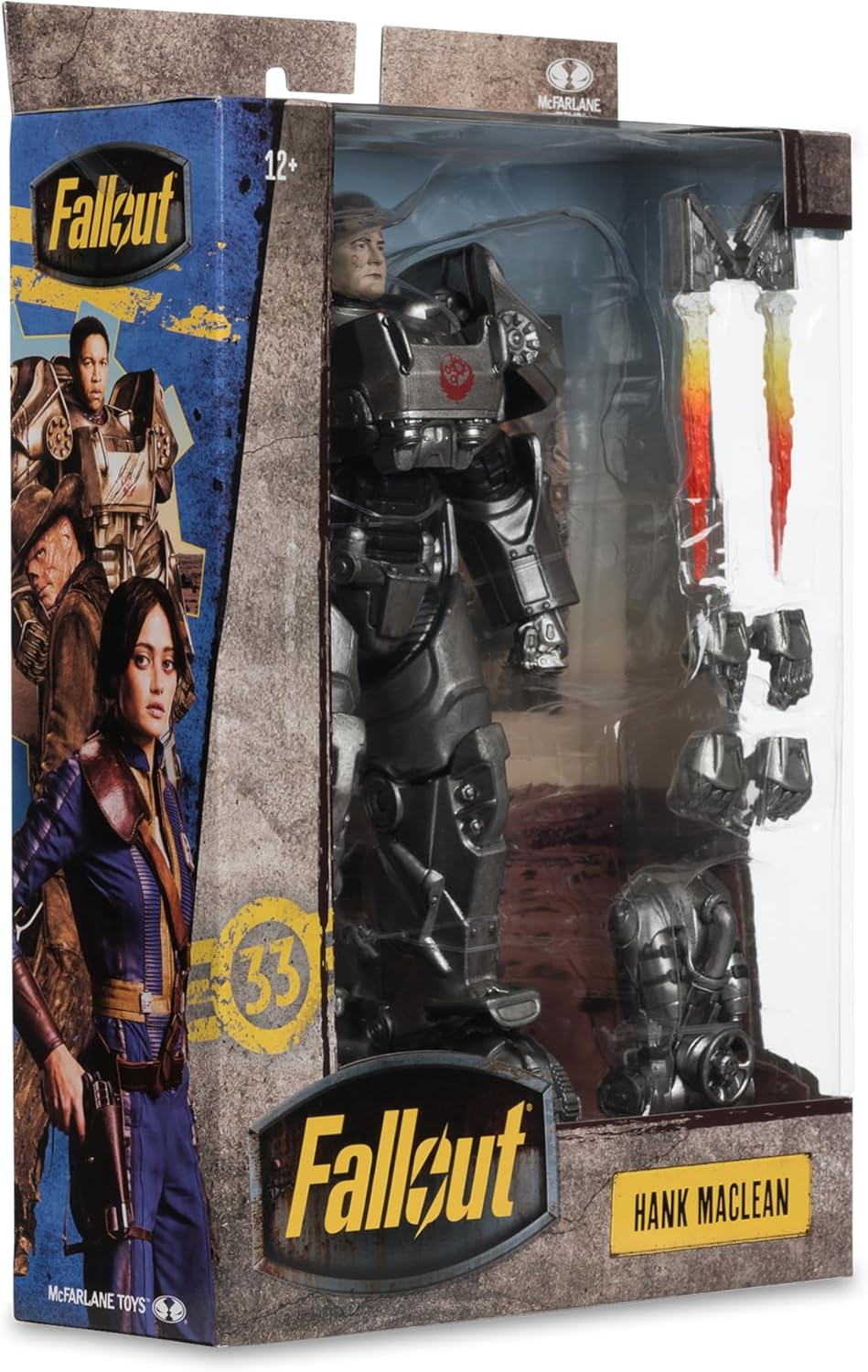 McFarlane Toys - Figura de acción de lujo Fallout Hank MacLean de 7...