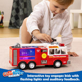 JOYIN Camión de bomberos LED de juguete para niños