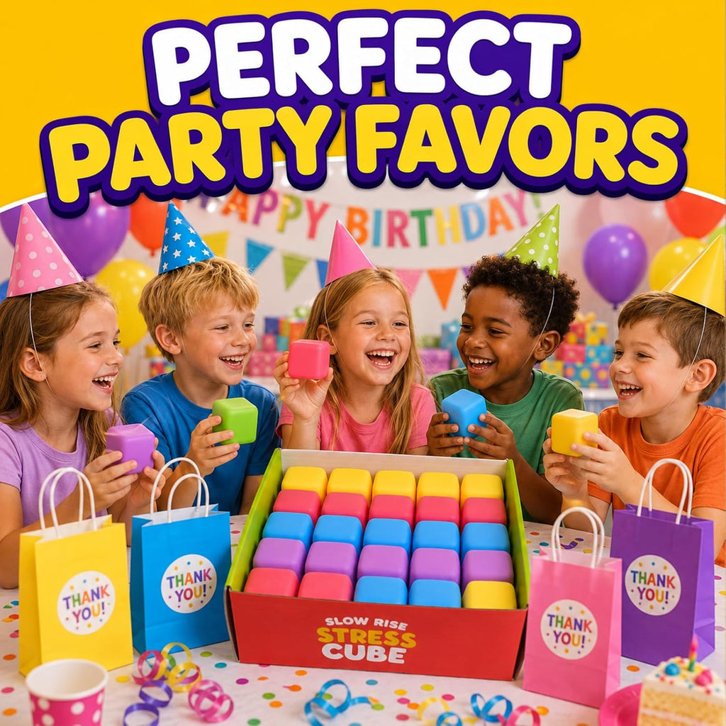 50 Pack Squishy Fidget Toys Bulk, 2″ Stress Cube para Kids Adults
