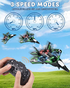 JoyRapt Drones para niños con forma de avión a control remoto