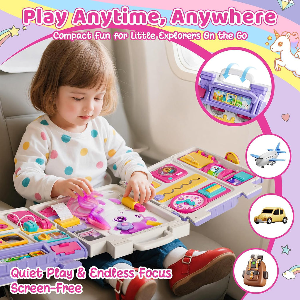 Busy Board - Tabla Montessori para más de 6 meses, juguete para