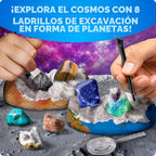 National Geographic Space Gemstone Dig Kit con 16 Real Specimens