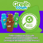 MEGA BLOKS Fisher-Price - Bloques de construcción para niños pequeños, escuadrón de clasificación y reciclaje de Green Town con 15 piezas, 2 figuras, ideas de regalo de juguete para niños