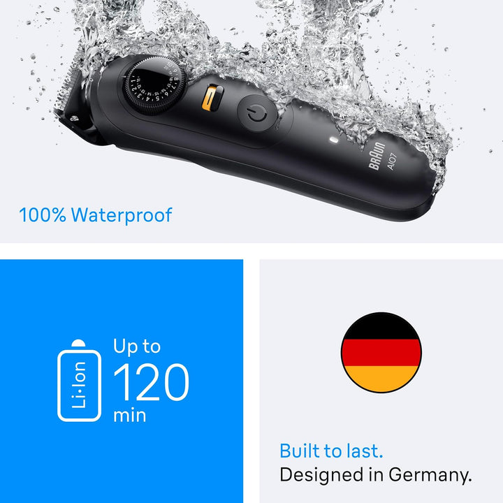 Braun Cortadora eléctrica de barba todo en uno serie 7 para hombre,...
