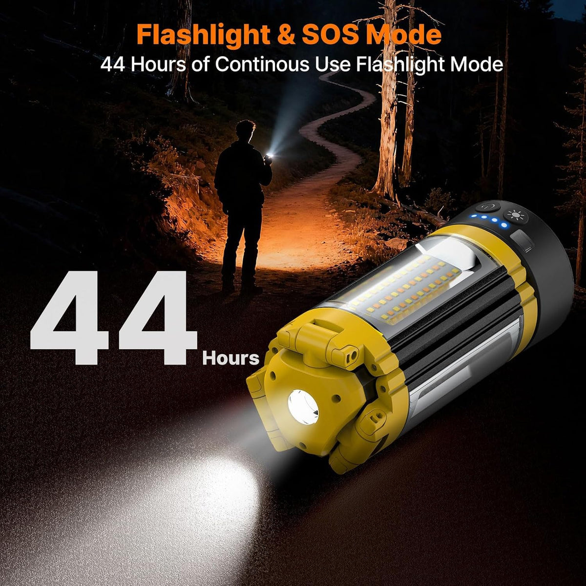 Lámpara OGERY Luces de camping con control remoto, linterna de camping recargable