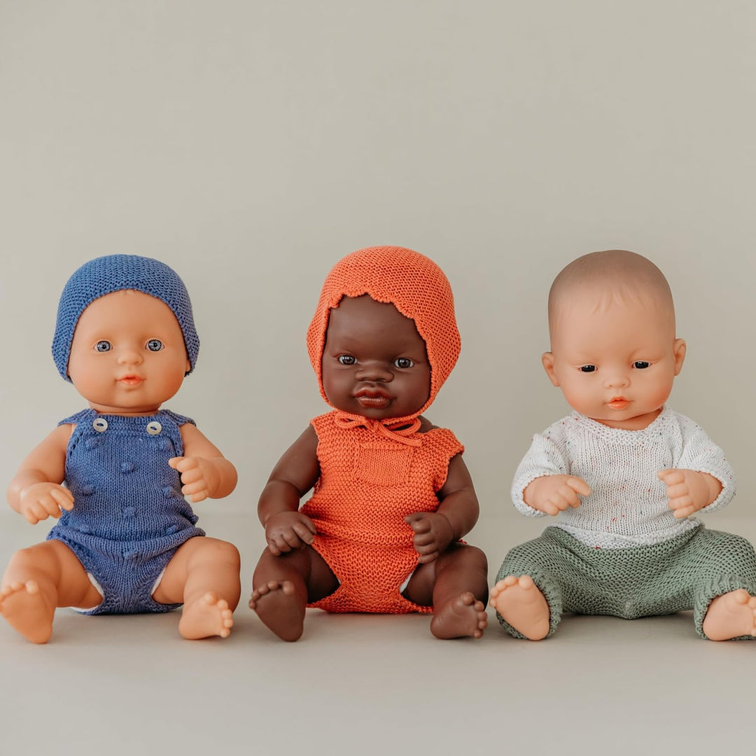 Muñeca de bebé recién nacida Miniland, anatómicamente correcta, 12....