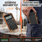 Calculadora de Construcción Ingeniería con Tableta de Escritura