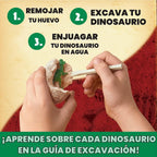 MindWare ¡Desenterralo! Kit de excavación de huevos de dinosaurio