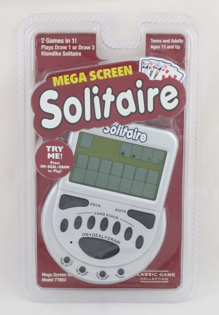 Worldwise Imports Juego de mano MegaScreen Solitaire