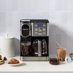 Cuisinart Cafetera de 12 tazas, jarra de vidrio de una sola porción