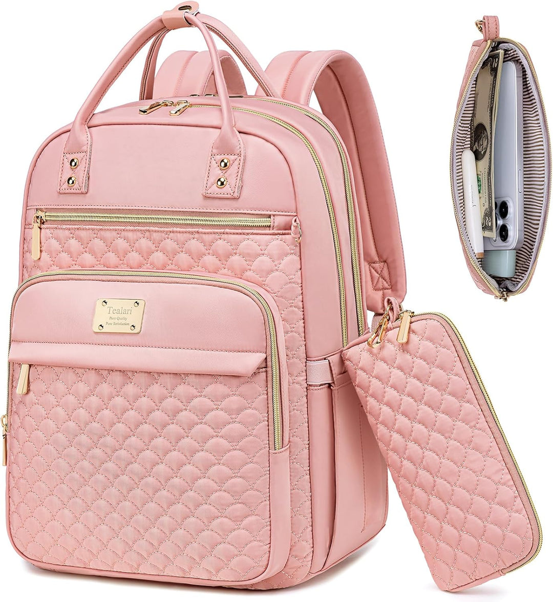 Mochila para laptop Tealari para mujeres, mochila para laptop de 15...