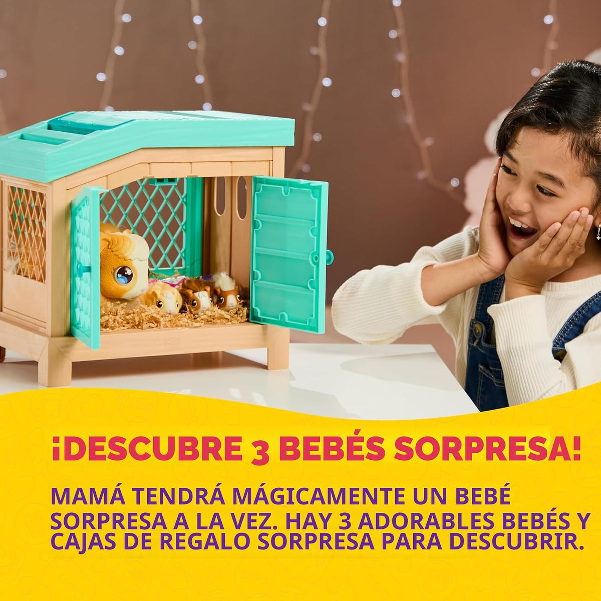 Little Live Pets Mama Surprise - Juguete de peluche de conejillo