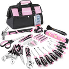 WORKPRO Juego de herramientas rosa de 277 piezas, kit de herramientas de
