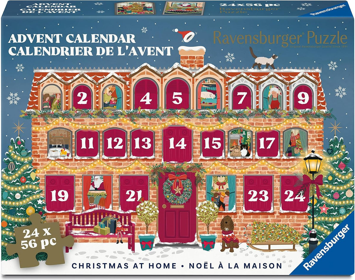 Ravensburger Calendario de Adviento rompecabezas de Navidad para adultos