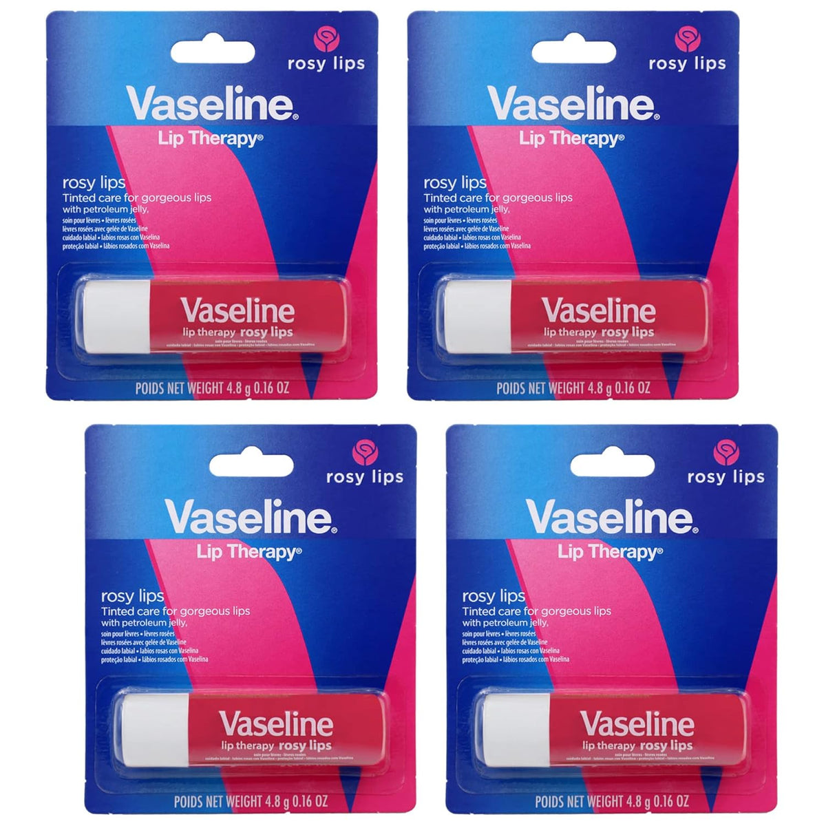 Vaseline Terapia Labial Rosy, Nutrición de Acción Rápida, Ideal par...