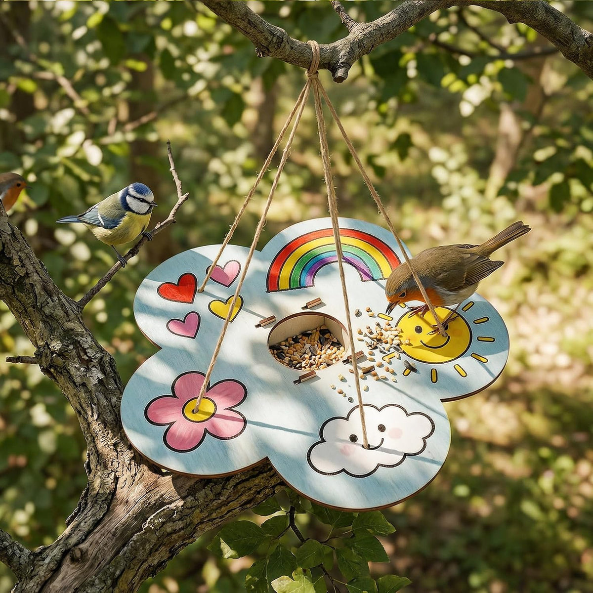 Juego de 12 comederos para pájaros para niños de 3 a 12 años