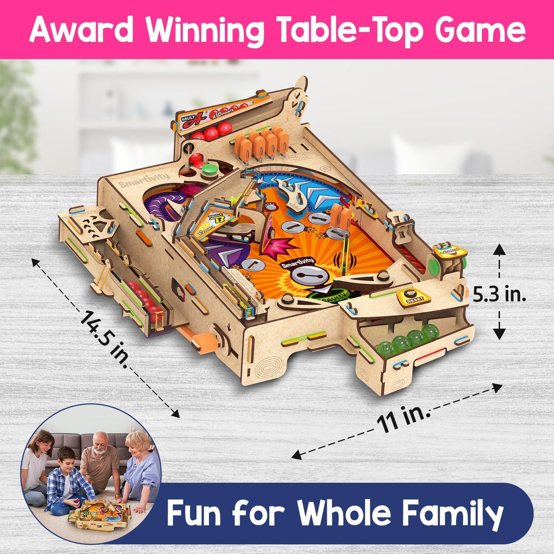 Smartivity - Máquina de pinball de juguete para niños de 8