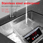 UXILAII Escala impermeable profesional de acero inoxidable 110V 66.1 lbs