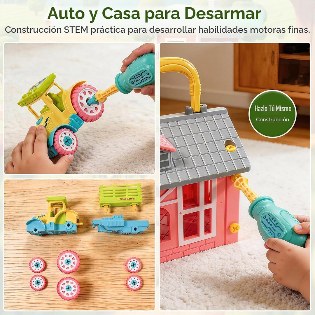 Happiegg Juguetes para animales de granja a partir de 3 años con ST...