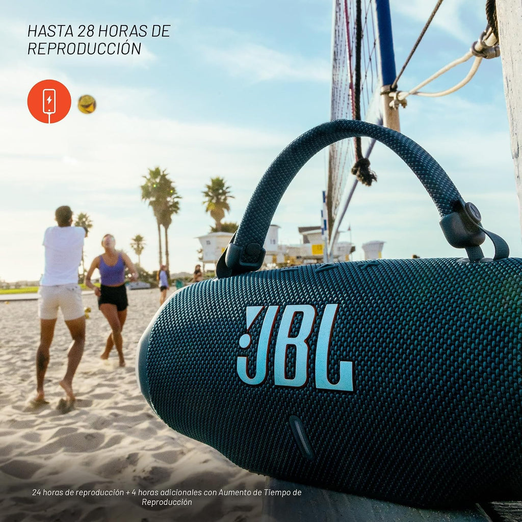 JBL Charge 6 - Altavoz Bluetooth portátil, impermeable y a prueba de caídas, sonido profesional audaz con refuerzo de sonido AI, 28 horas de tiempo de reproducción