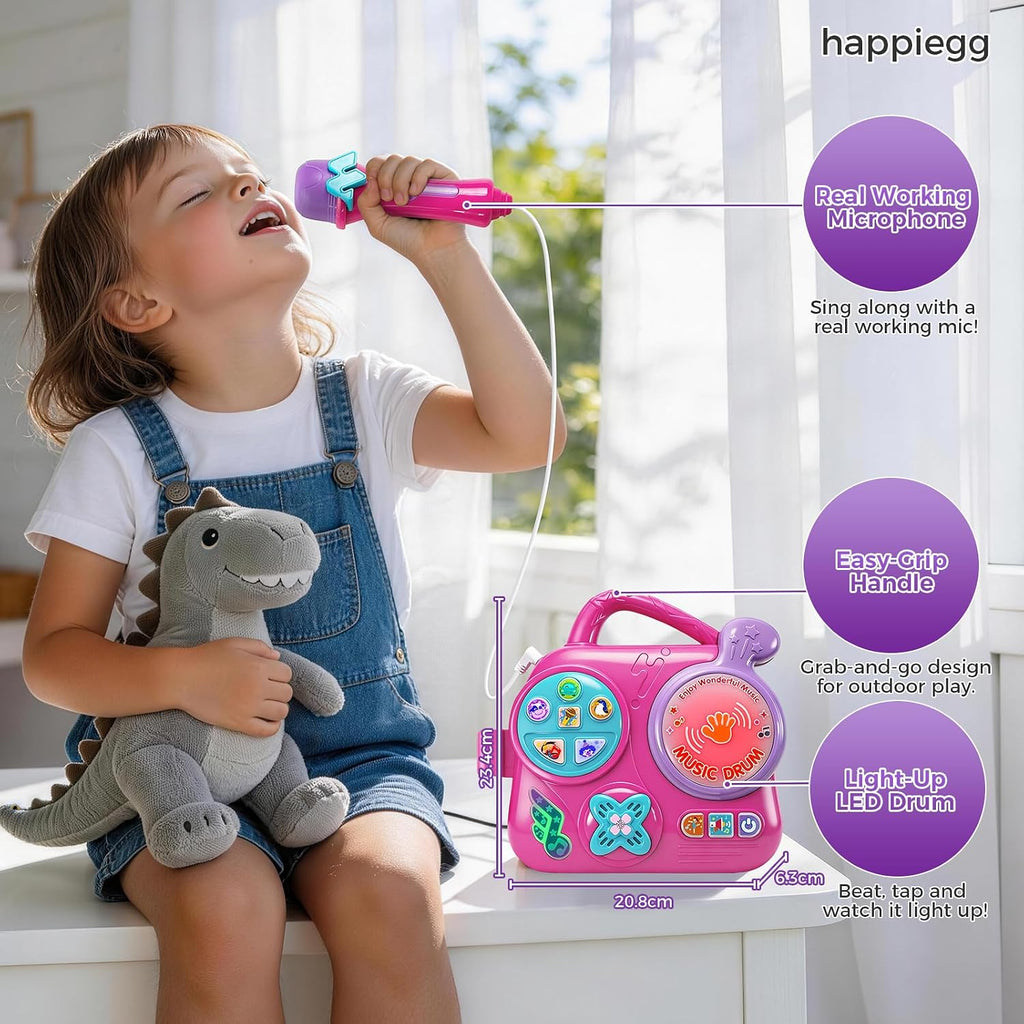 Máquina de karaoke para niños con micrófono, reproductor de música
