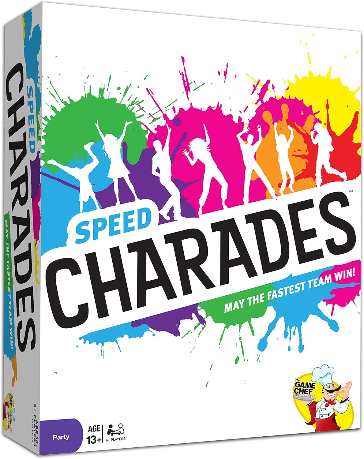 Juego de fiesta Speed Charades - Juego de mesa Charades - Incluye 1400 charadas - Perfecto para grupos y noches de juego familiares