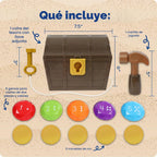 Learning Resources Cofre del tesoro sorpresa de gemas