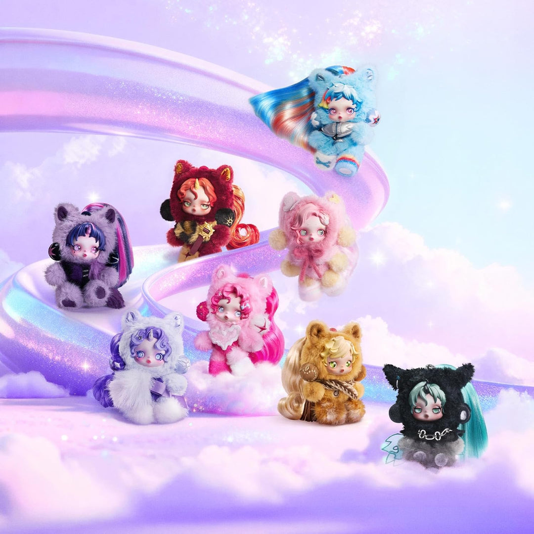 POP MART SKULLPANDA × My Little Pony Series - Lindo llavero de la s...