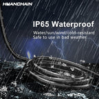 HUANCHAIN Cable de extensión negro para interiores y exteriores, 50 pies