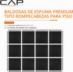 CAP 24-Pulgadas Tapete de Rompecabezas de EVA Foam para Ejercicio, 1/2 Pulgada