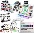 Kit de práctica de soldadura Testudo, arma 3 gadgets, compatible con Arduino