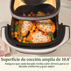Cuisinart Freidora de aire, ventana ClearView y controles digitales, 9