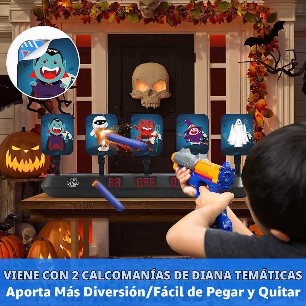 Lehoo Castle Objetivos de tiro para pistolas Nerf, 5 objetivos de práctica
